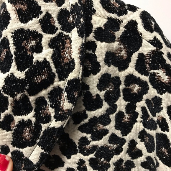 Leopard Thick button up over jacket mid sleeve - Picture 3 of 3